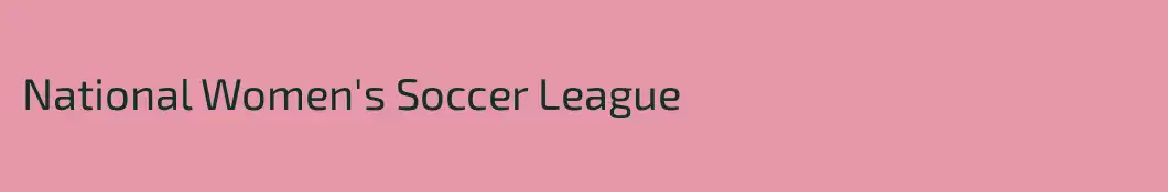National Women's Soccer League